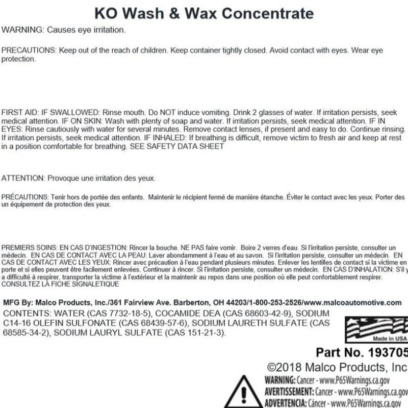 KO Wash & Wax