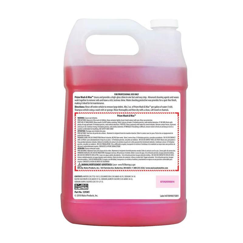 Prizm Wash & Wax 4L