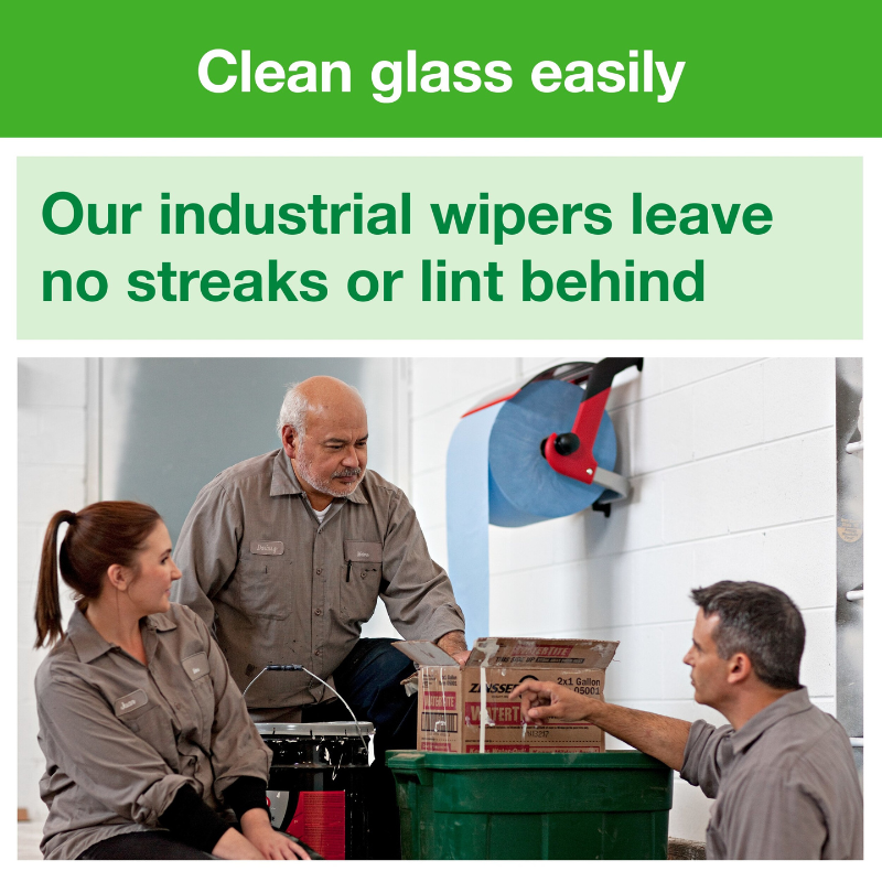 Tork Industrial Paper Wipers – Blue