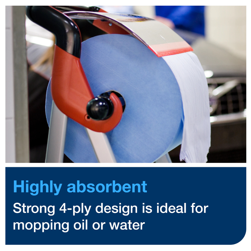 Tork Industrial Paper Wipers – Blue