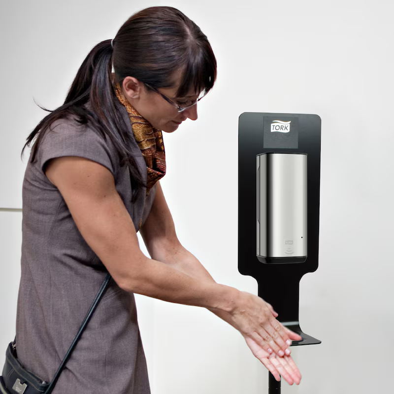 Tork Premium Alcohol-Based Foam Hand Sanitizer, Clear Liquid, No Added Fragrance, 1L