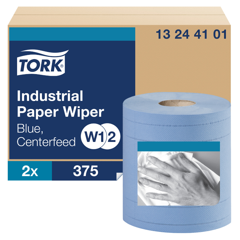 Tork Industrial Paper Wipers – Blue