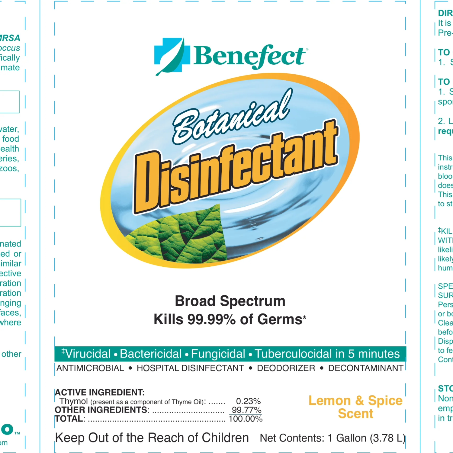 Benefect Botanical Disinfectant