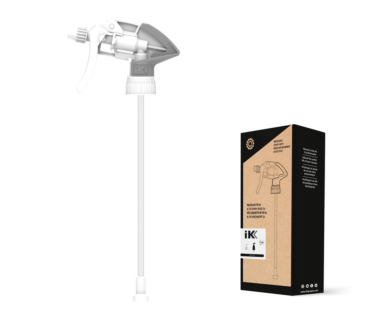 IK Sprayers; Spray Trigger Head HC TR 1 (5 Triggers) (i.e. tire shine, no acid)