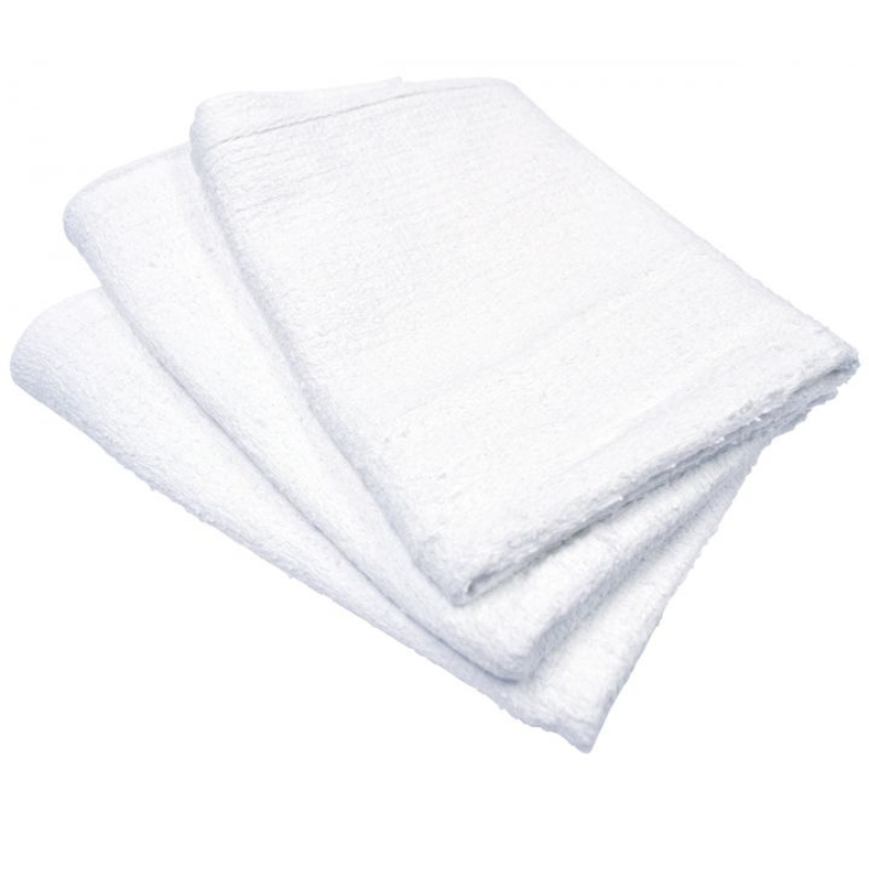 White All Purpose Terry Towel, 21 oz