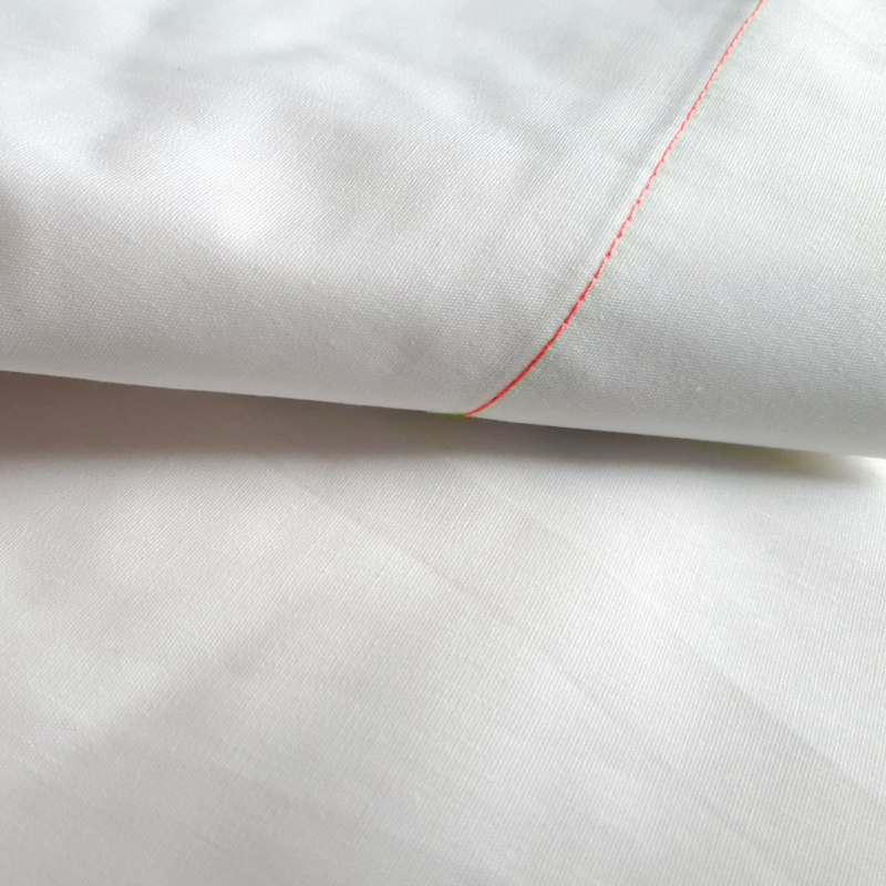 Queen Flat Sheet Satin Stripe 93