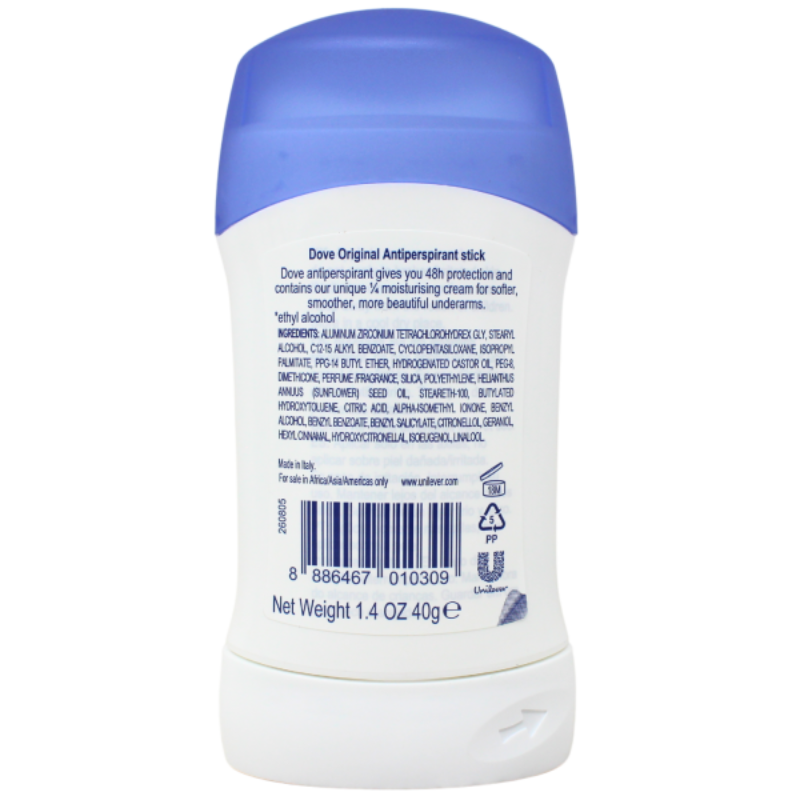Dove Original Deodorant Stick 40g