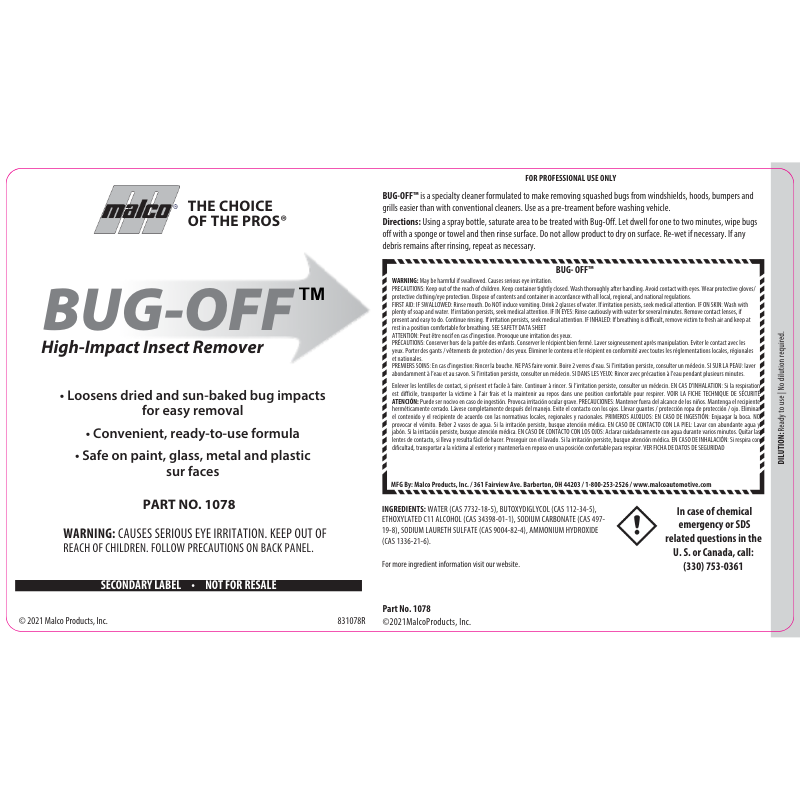 Label; Bug Off