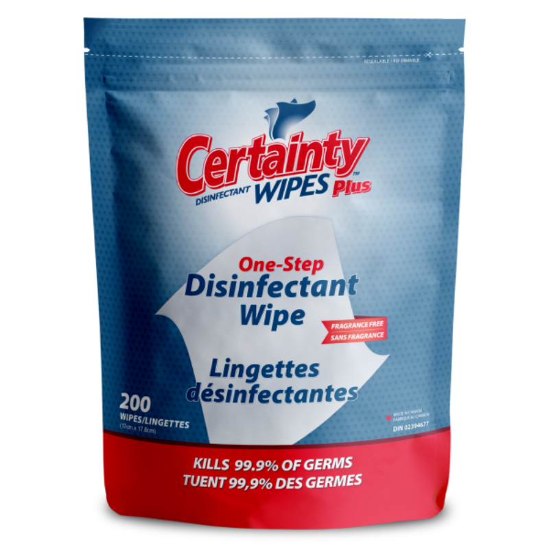 Plus Disinfectant Wipes (200 count pouch)