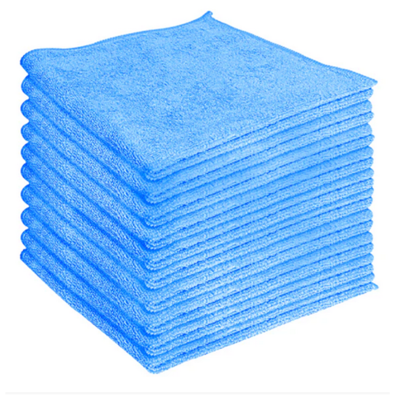 Microfiber Cloths - Blue - 16x16 - 280GSM