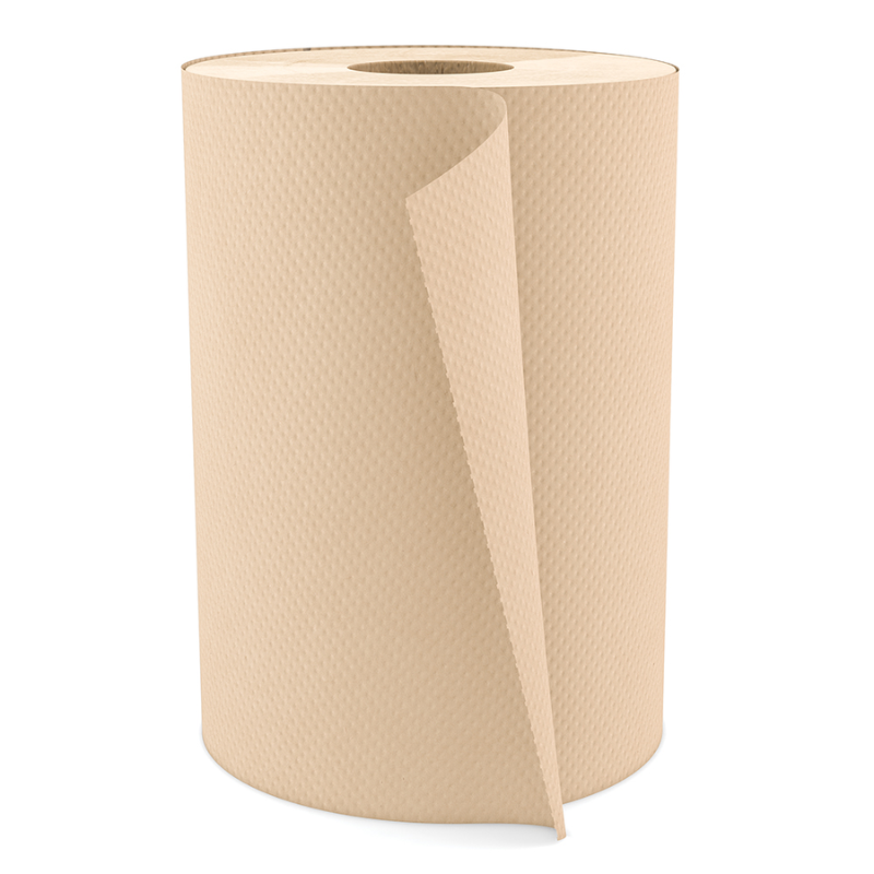 Cascades Kraft Roll Towel, 8" x 425', 2" Core
