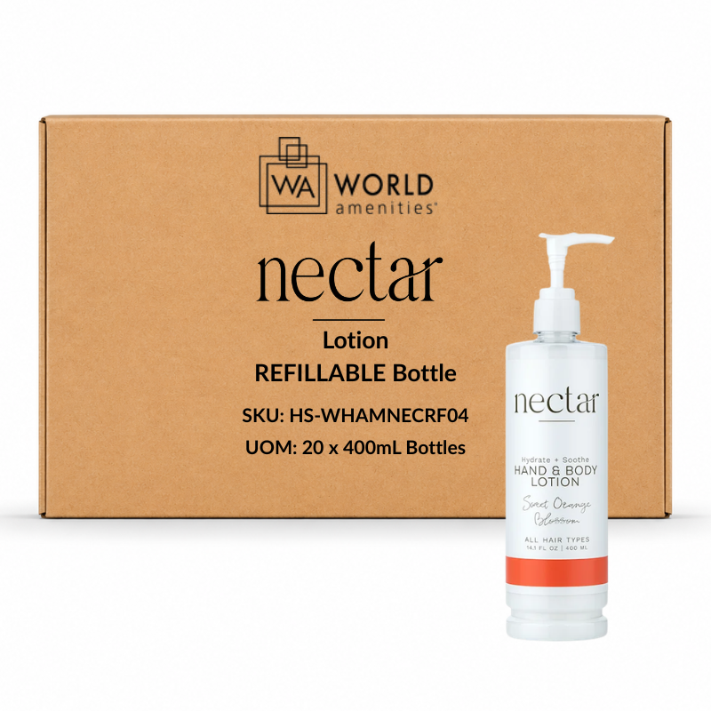 Nectar Body Lotion Pump Refillable Bottle 400mL