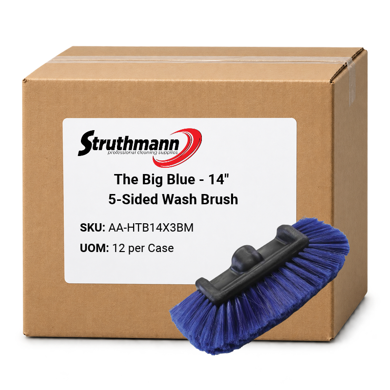 The Big Blue - 14" 5-Sided Wash Brush