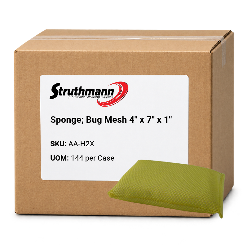 Sponge; Bug Mesh 4" x 7" x 1"