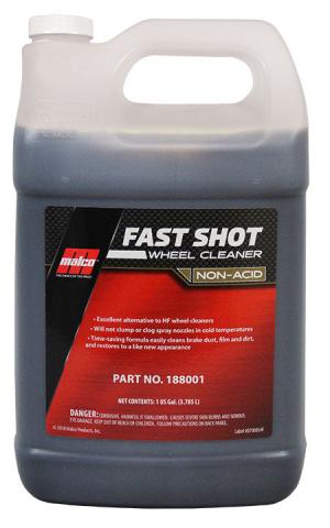 Fast Shot; Non Acid, Wheel & Tire Cleaner #188001 gallon size
