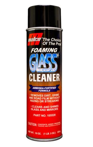 Glass Cleaner; foaming, Ammonia Fortified  19oz can #105520