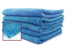 Microfiber Edgeless Ultra Plush Blue Cloth 16" x 24"