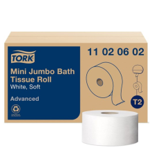 Tork® Mini Jumbo Bath Toilet Tissue Roll