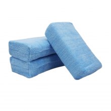 46m blue microfibre wax applicator 4"x6"